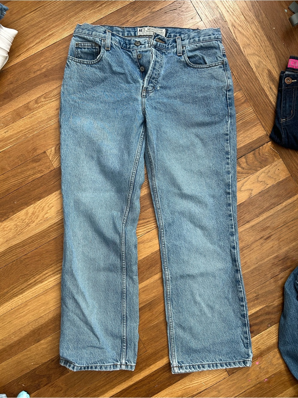 American Eagle Outfitters Vintage Light Blue Straight Leg Jeans